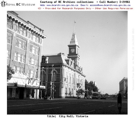 Victoria City Hall 1967